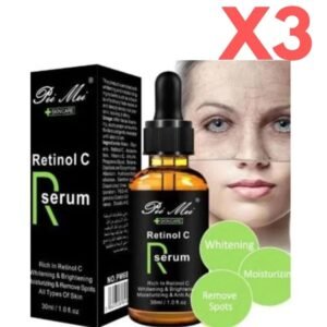 3 x Pei Mei Retinol C Serum Whitening Face Anti-Acne Moisturizer, Anti-Aging