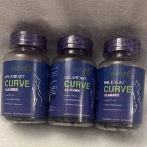 Natures Cure BBL BREAST & CURVE GUMMIES. VERY EFFECTIVE✅60 VEGAN GUMMIES.